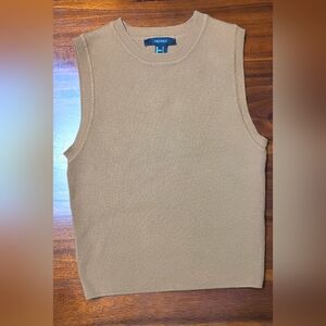 Forever 21 Chocolate Brown Ribbed Knit Tank Top - Women's Small